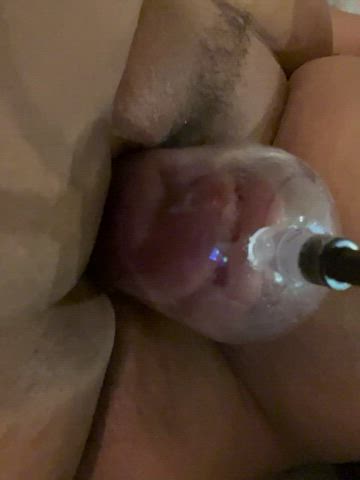 bbw clit pump pussy gif