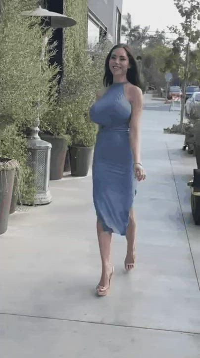 Boobs Dress Heels gif