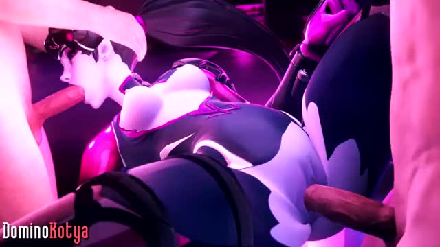 3D, Animated, Blender, DominotheCat, Overwatch, Sound, Widowmaker