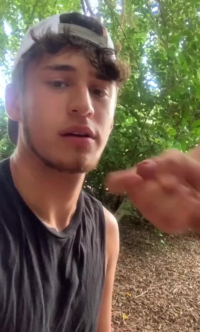 Public Cum on a Trail