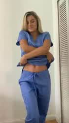 Blonde Nude Nurse gif