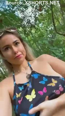 areolas blonde bouncing tits flashing huge tits kissing natural tits nipple piercing