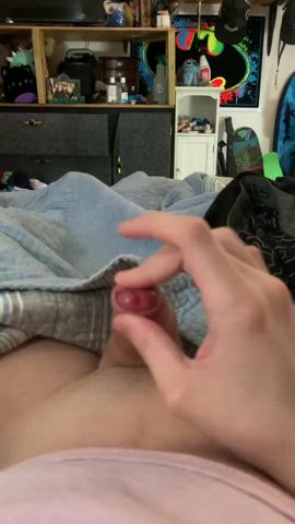 ejaculation gay male masturbation penis solo twink gif