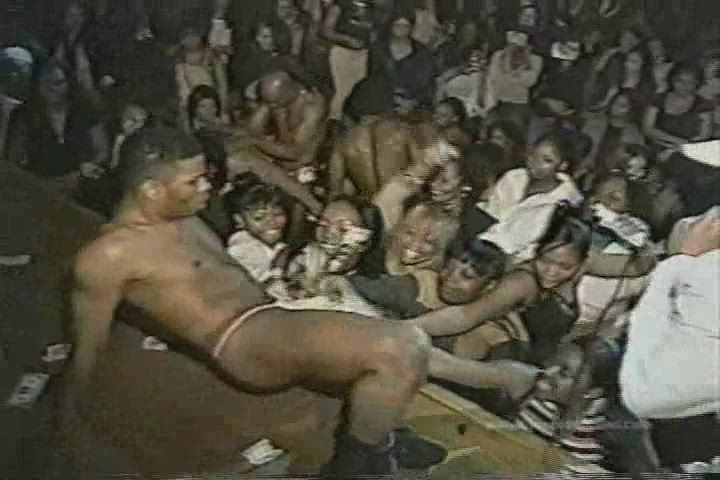 Black women grabbing male stripper dick 2