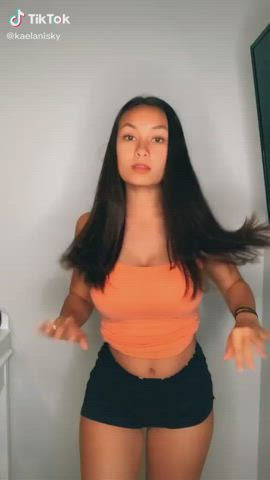 big tits cumshot teen gif