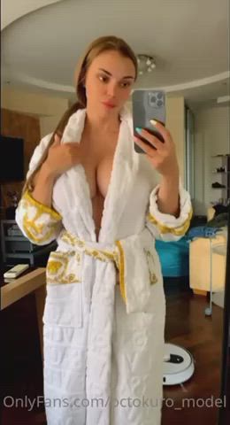 big tits censored dontslutshame huge tits octokuro robe tease gif