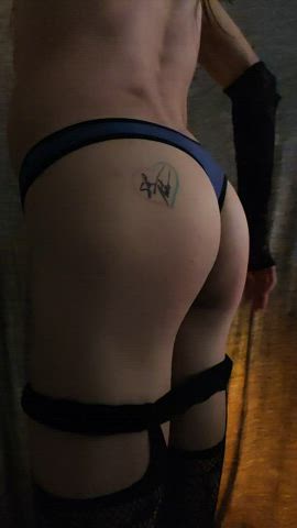 Ass Ass Clapping Slow Motion Smacking Spanking Tattoo Thong gif