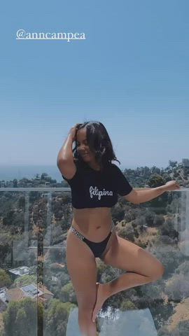 Asian Bikini Legs gif