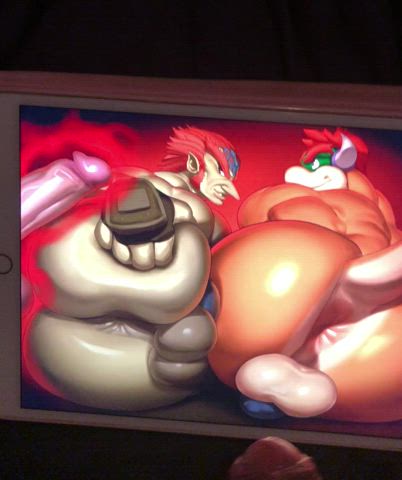 Tribute on Ganon and Bowser with fat asses