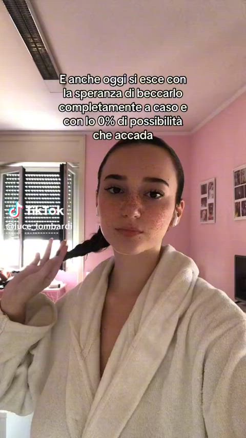 big tits italian teen tiktok gif