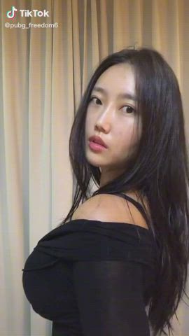 Asian Big Tits TikTok gif