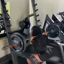 Booty Ebony Fitness Gym Legs Muscular Girl Spandex Workout gif