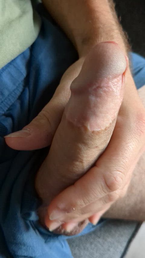 big balls circumcised cock cut cock fat cock male masturbation masturbating onlyfans