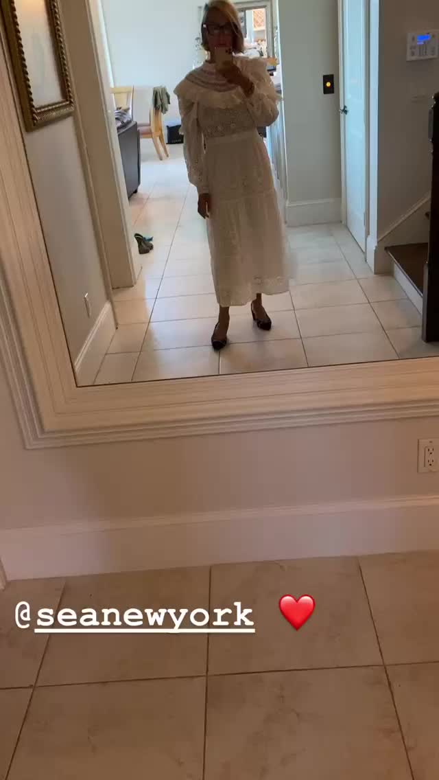 Kat Irlin - See through white dress