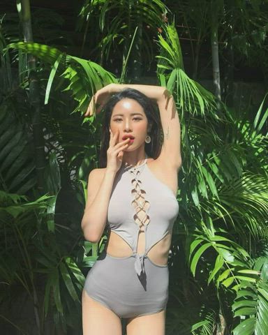 celebrity korean see through clothing gif