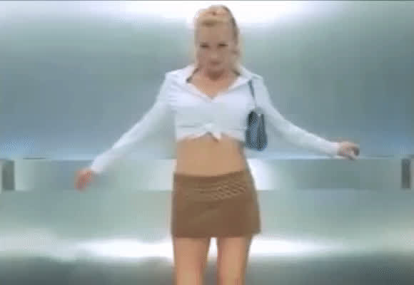 belly button blonde chubby belly gif