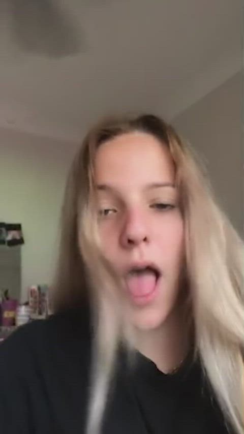 ahegao teen tiktok gif