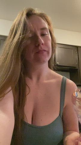 Blowjob Dildo Solo Throat gif