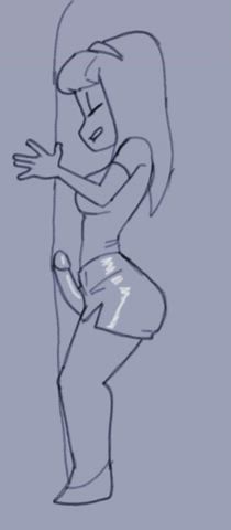 animation big tits cartoon futanari gif