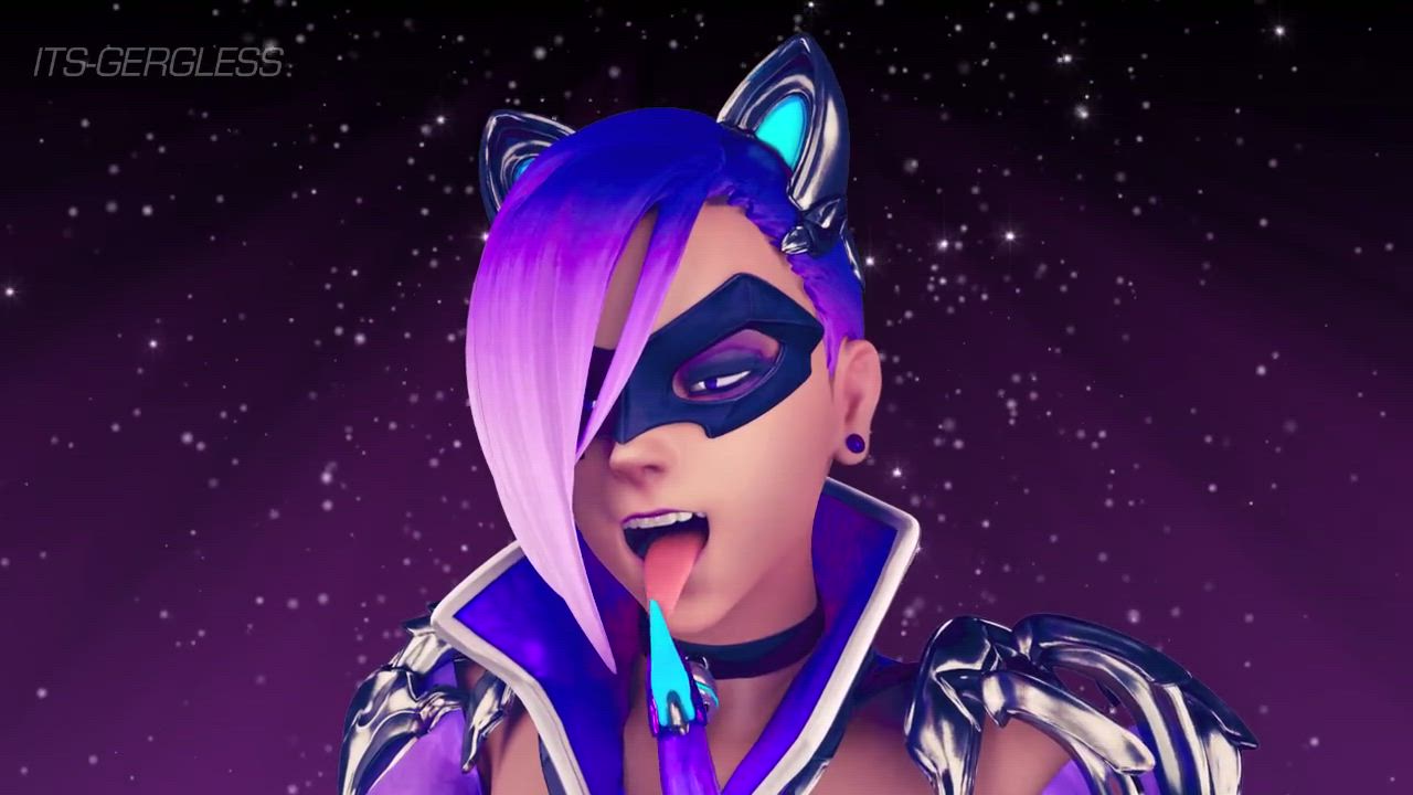 Black Cat Sombra Dancing (its-gergless) [Overwatch]