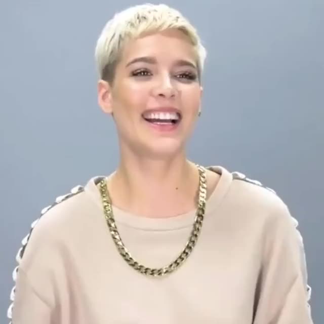 Halsey smile