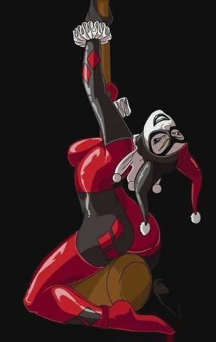 big ass harley quinn twerking gif