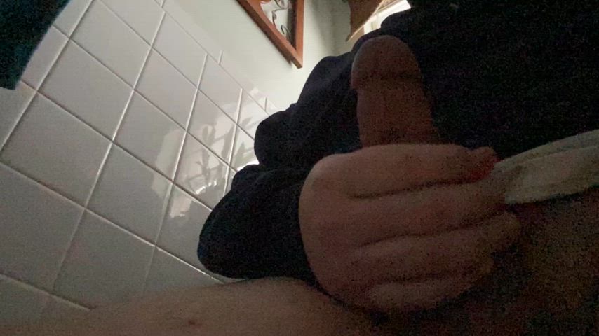 amateur bwc big dick jerk off gif