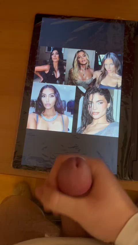 big dick big tits cum cumshot kendall jenner khloe kardashian kim kardashian kourtney