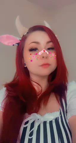 Cosplay Costume Redhead gif