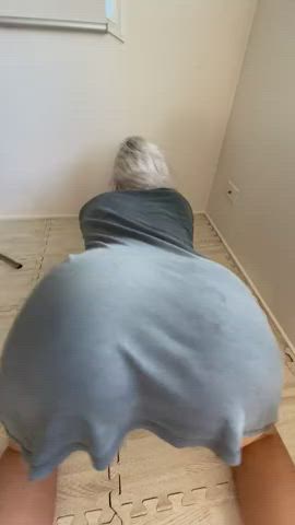 ass asshole close up milf shaved shaved pussy gif
