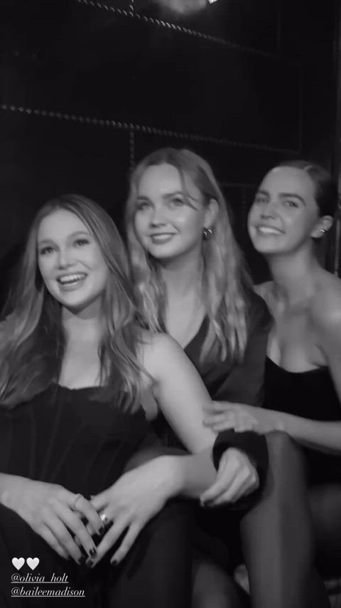 Olivia Holt and Bailee Madison with Liana Liberato