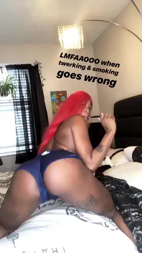 Slim Thicc Ebony Twerking