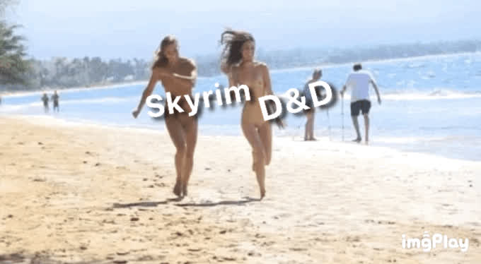 beach naked nude nudist outdoor gif