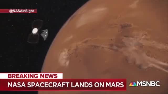 NASA Spacecraft Lands On Mars | Katy Tur | MSNBC