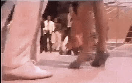ass close up dancing legs shorts upskirt upskirt-tease gif
