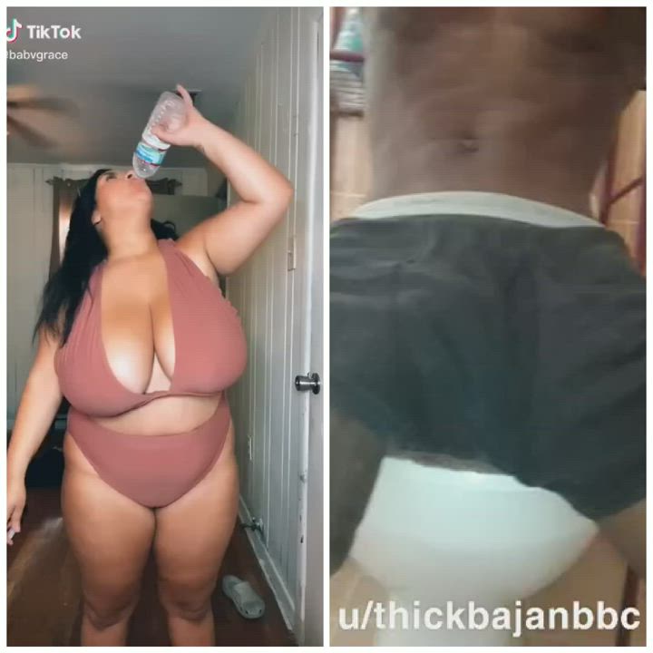 BBC BBW BabeCock Big Dick Big Tits Busty gif