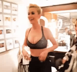 celebrity cleavage katy perry gif