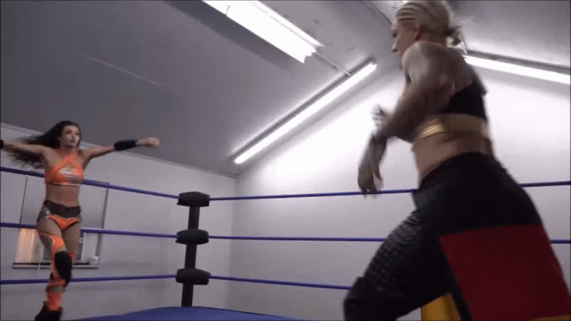 blonde brunette german white girl wrestling gif