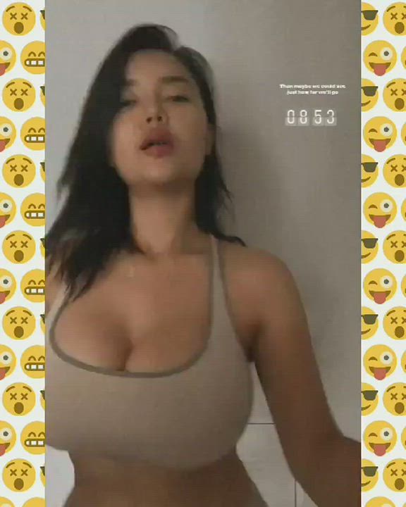 Asian Big Tits Busty gif