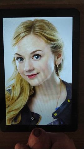 blonde celebrity cum cumshot emily kinney facial tribute gif