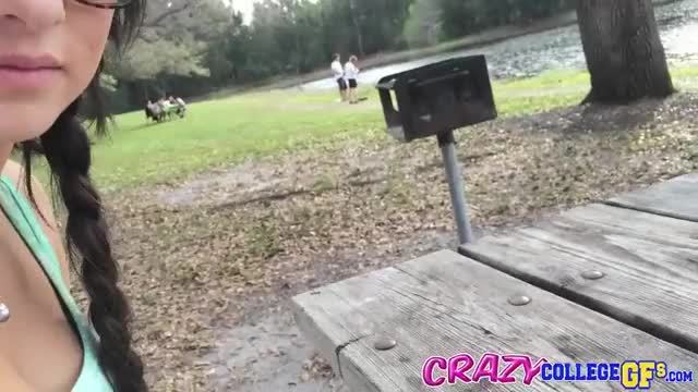 Crazy College GFs - Park Job (2014 03 06)