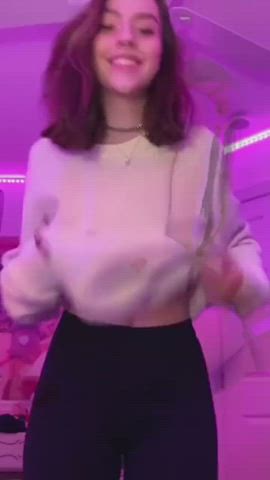ass booty moaning see through clothing sissy teen tiktok gif