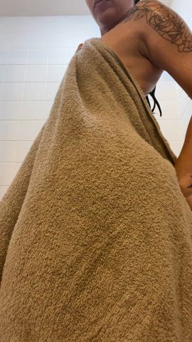 ass milf onlyfans shower towel gif