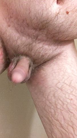 cock little dick shower gif