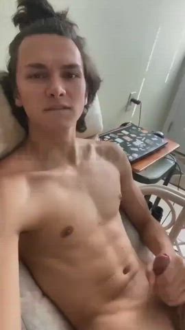 20 years old cum cumshot exposed gay jerk off male masturbation solo teen gif