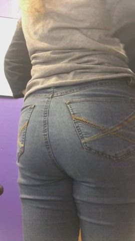 ass booty lingerie pawg thong white girl gif