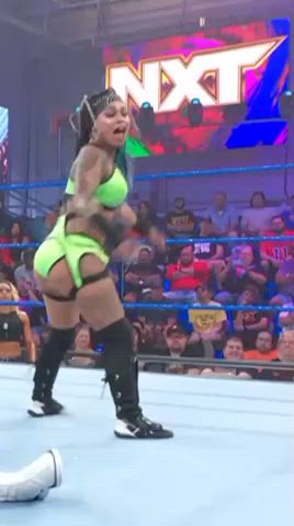 ass babe big ass cute extra small tattoo thick tiny wrestling gif