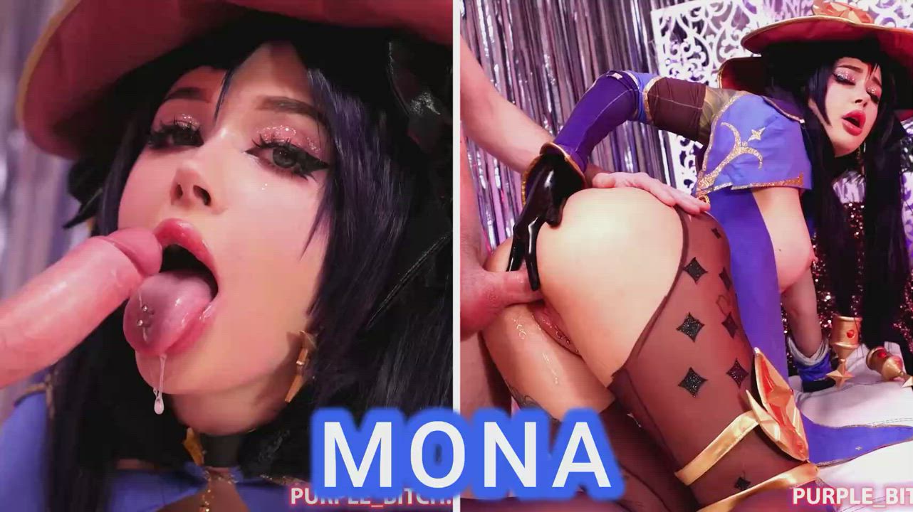 Mona (Purple Bitch )[genshin impact]