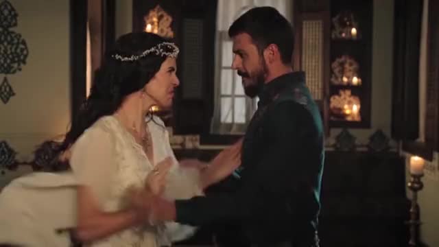 Şehzade Mustafa and Helena fighting- Muhteşem Yüzyıl 72.Bölüm