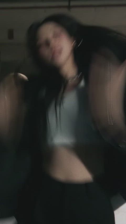 abs asian big tits bouncing tits dancing korean long hair natural tits kpop gif